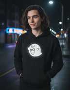 Fantasma Boo Luminiscente Sudadera Hoodie Brilla Oscuridad