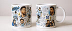 Taza Messi Futbol Copa Del Mundo Argentina Sublimada 11 Oz