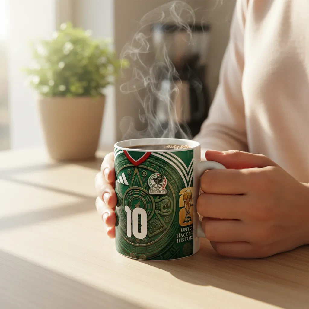 Taza Seleccion Mexicana Personalizada Regalo Futbol Mundial