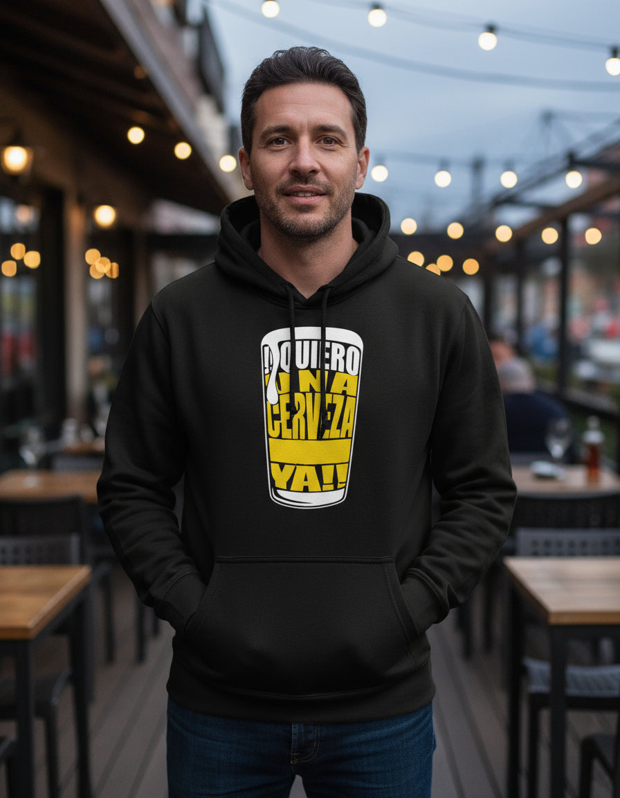 Sudadera Hoodie Cerveza Tacos Beer Chela