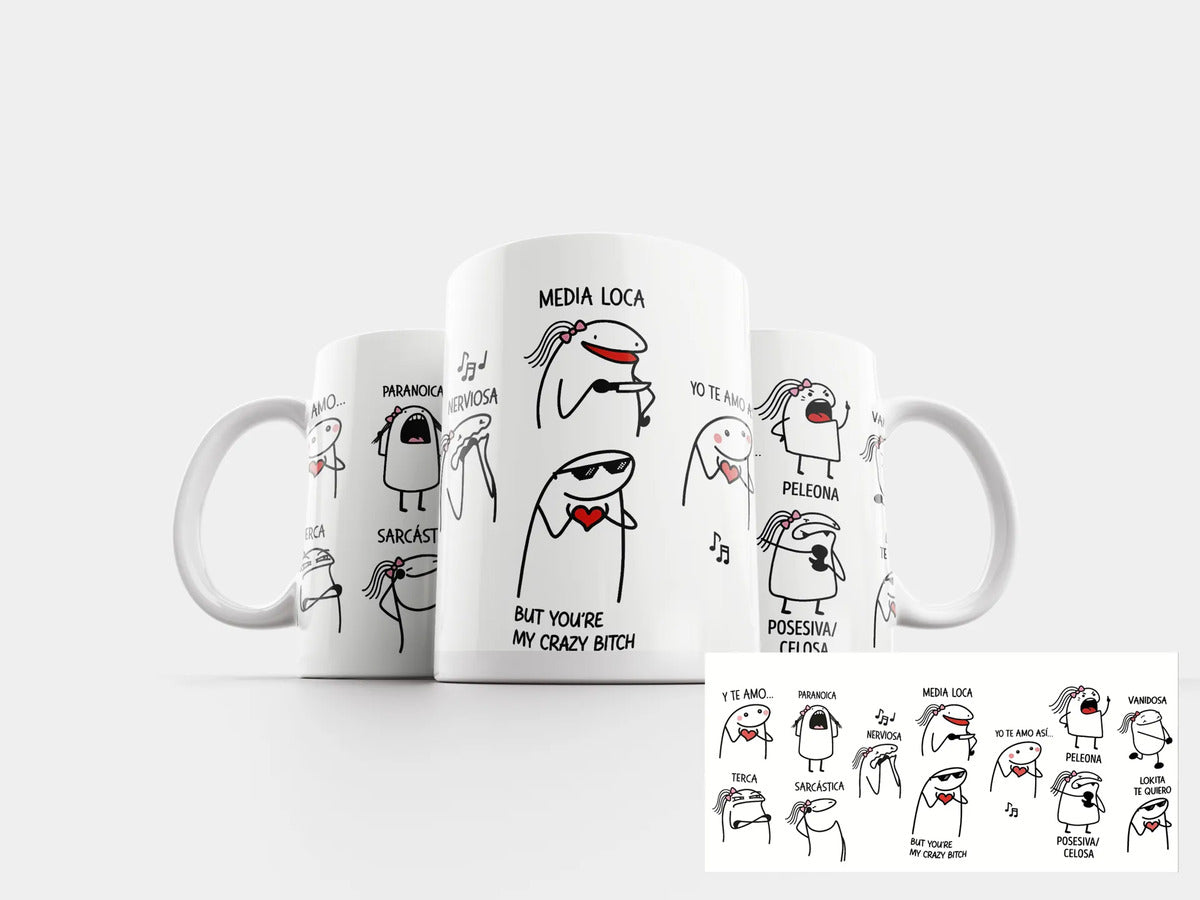 Taza Flork Novia Toxica Regalo Divertido Humor Parejas