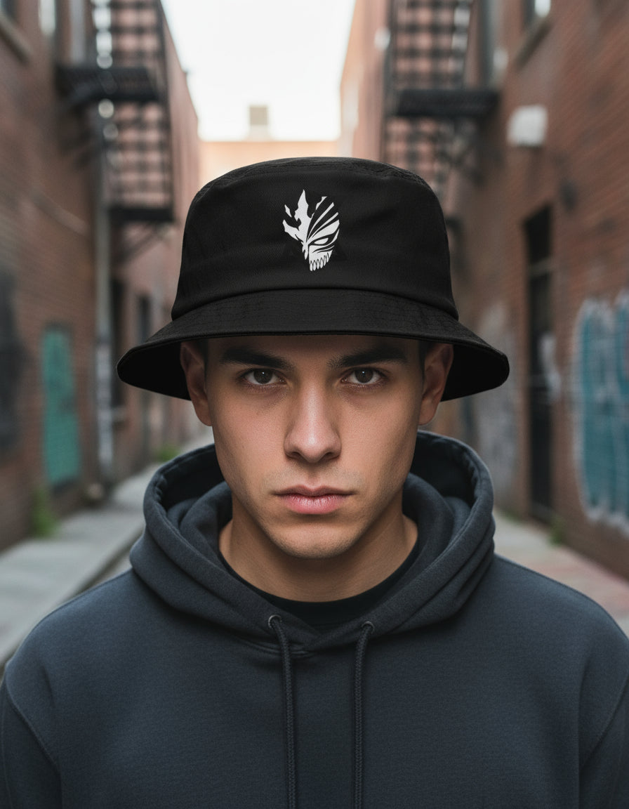 Mascara Hollow Bucket Gorro Pescador Anime Bleach