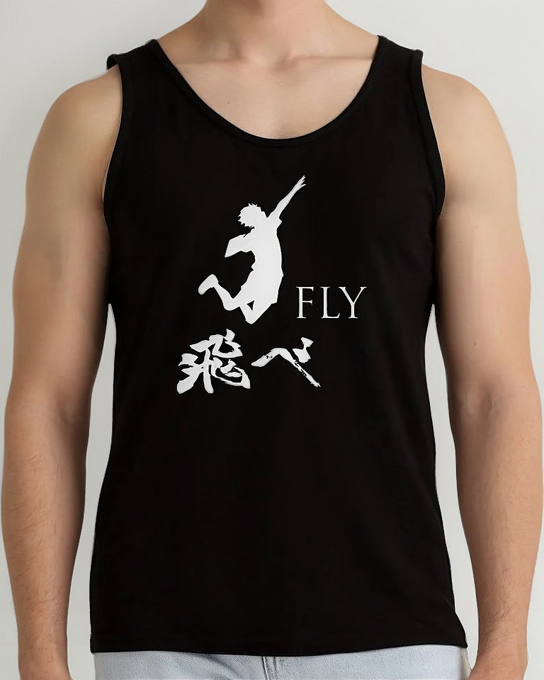 Playera Tirantes Fly Camiseta Tank Top Gym Haikyuu Anime