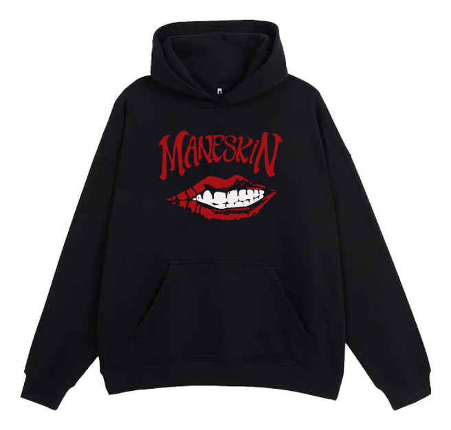 Maneskin Sudadera Hoodie Pop Rock Glam Hard Punk Gothic
