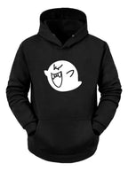 Fantasma Boo Luminiscente Sudadera Hoodie Brilla Oscuridad