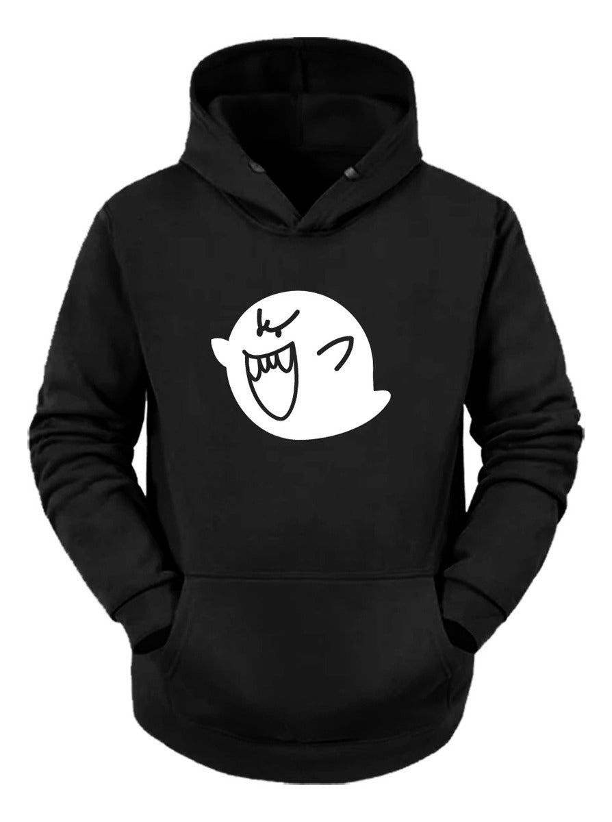 Fantasma Boo Luminiscente Sudadera Hoodie Brilla Oscuridad