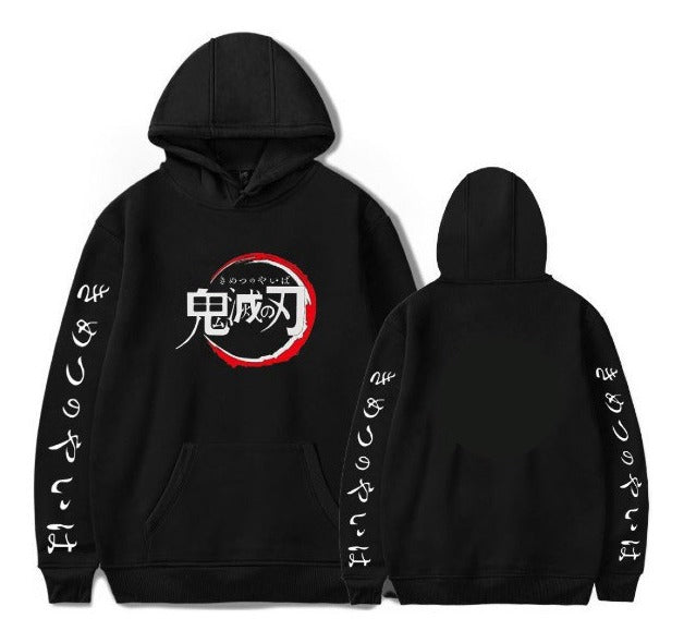 Sudadera Demon Slayer Tanjiro Anime Kimetsu Calidad Premium