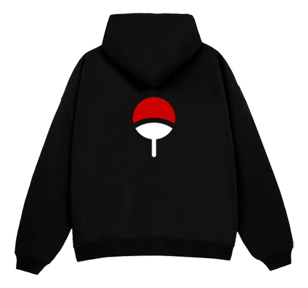 Sasuke Uchiha Abanico Sudadera Anime Naruto