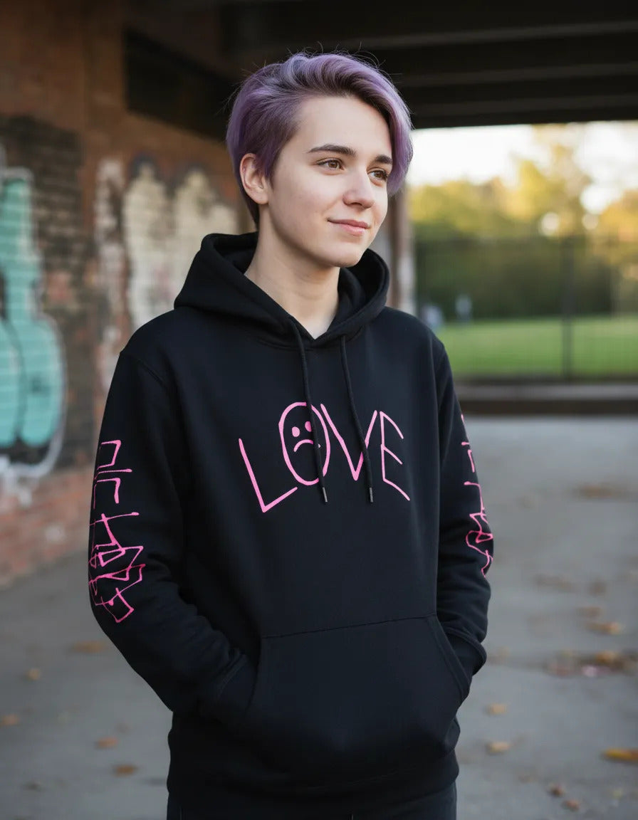 Lil Peep Sudadera Con Gorro Love Rap Rapper