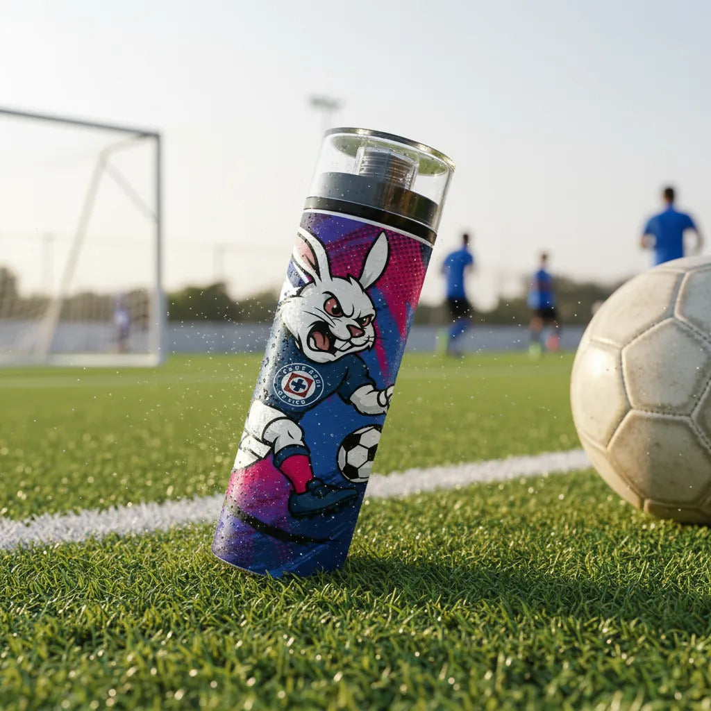 Botella Deportiva Cruz Azul Cilindro La Máquina Futbol