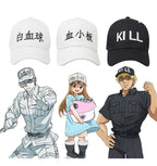 Gorra Hataraku Saibou Plaquetas Anime Kawaii