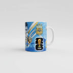 Taza Messi Futbol Copa Del Mundo Argentina Sublimada 11 Oz