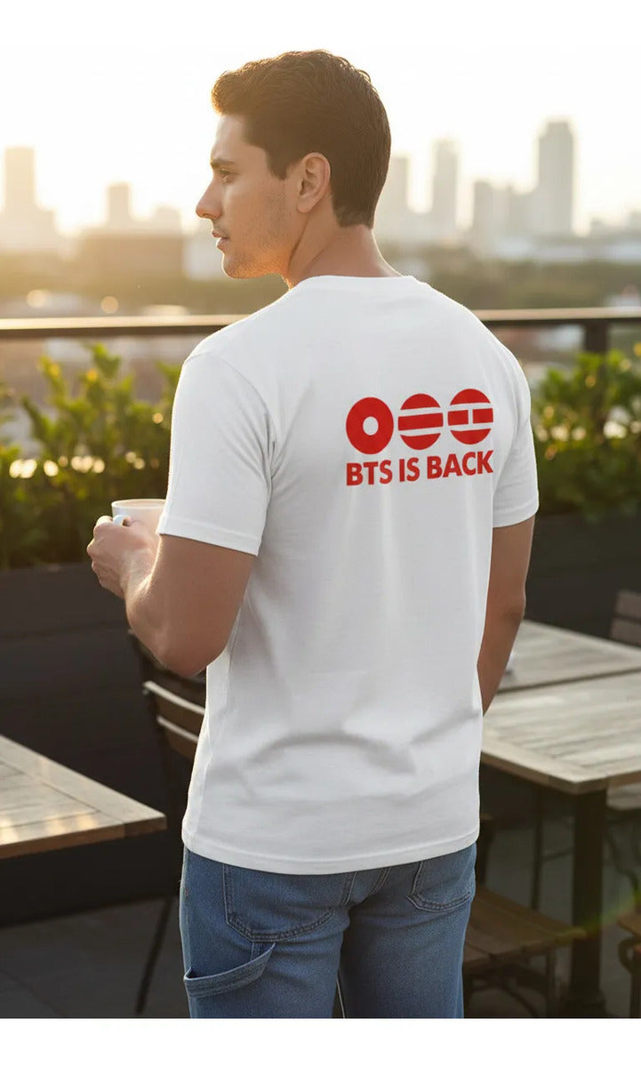 Bts World Tour Playera Kpop Back