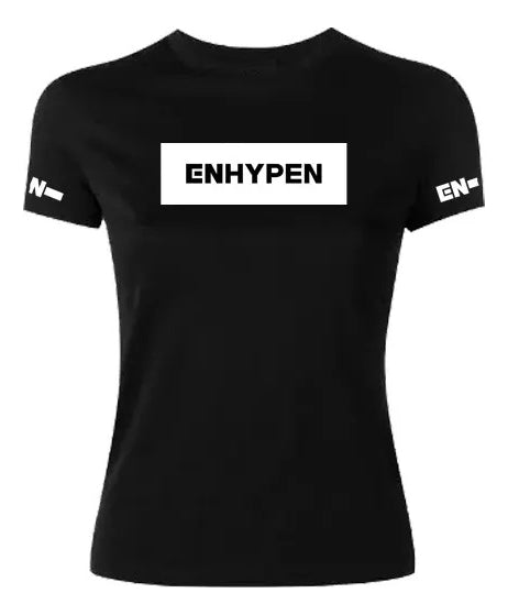 Enhypen Kpop Playera Tallas Dama Infantil Corte Recto