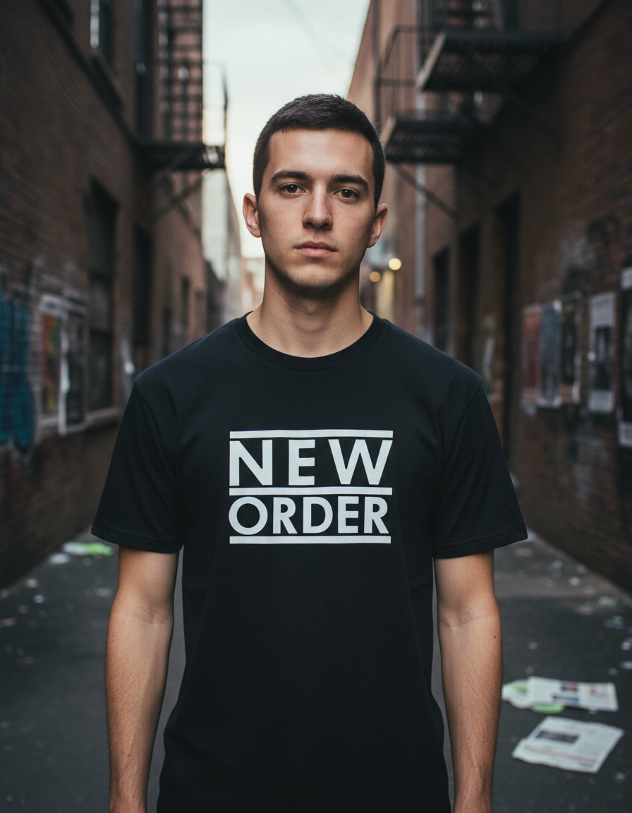 New Order Playera Rock Alternativo