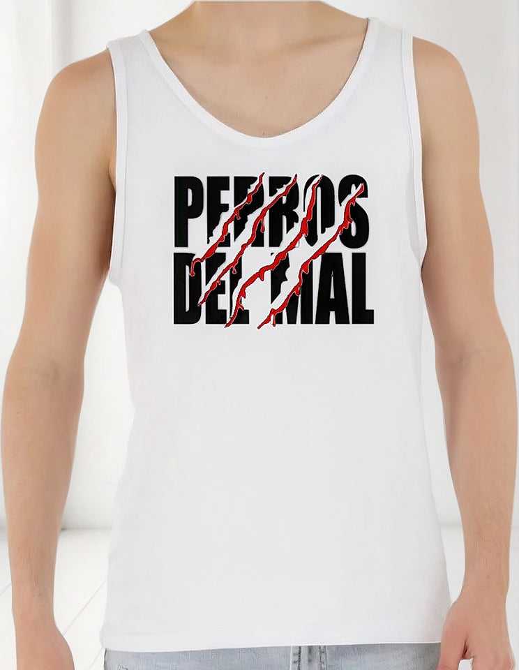 Playera Tirantes Perros Mal Camiseta Tank Top Gym
