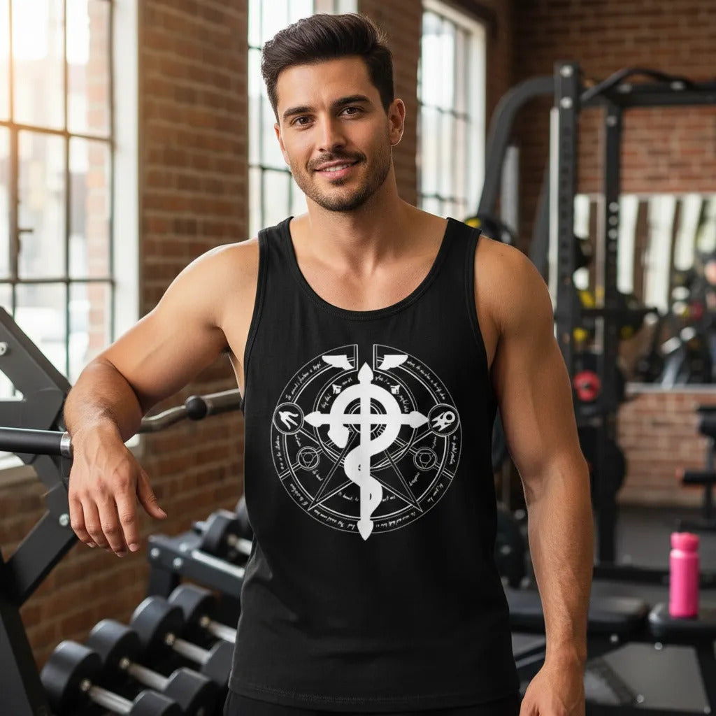 Playera Tirantes Fullmetal Alchemist Gym Arbol De La Vida