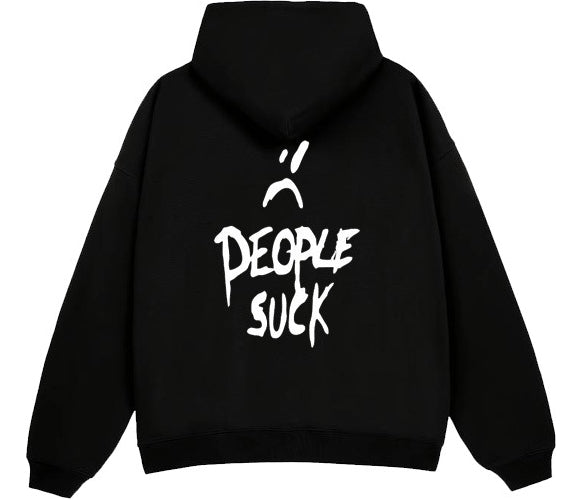 People Sucks Sudadera Hoodie Rock Urbano Street Trap Rebel