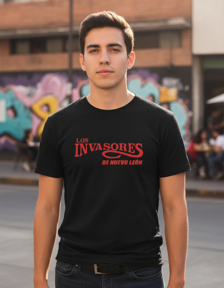 Los Invasores De Nuevo Leon Playera Norteña Regional Banda
