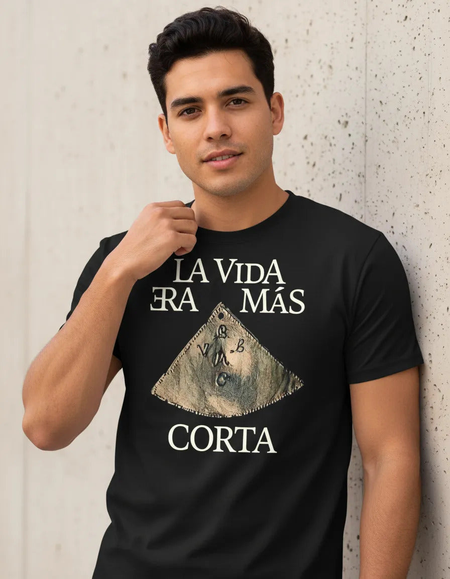 Playera Milo J Estilo La Vida Era Más Corta Calidad Premium