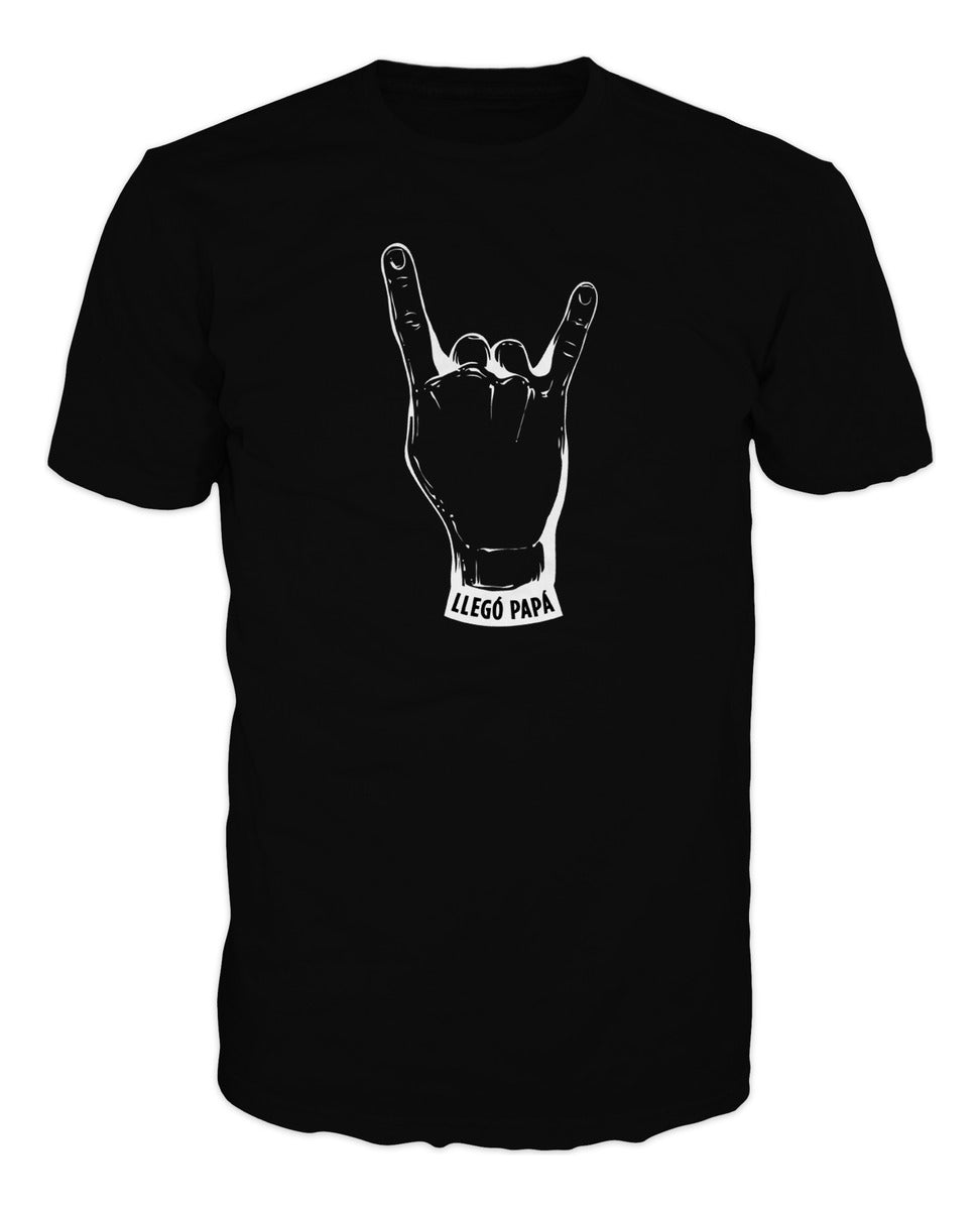 Llego Papa Playera Rock Cuarteto