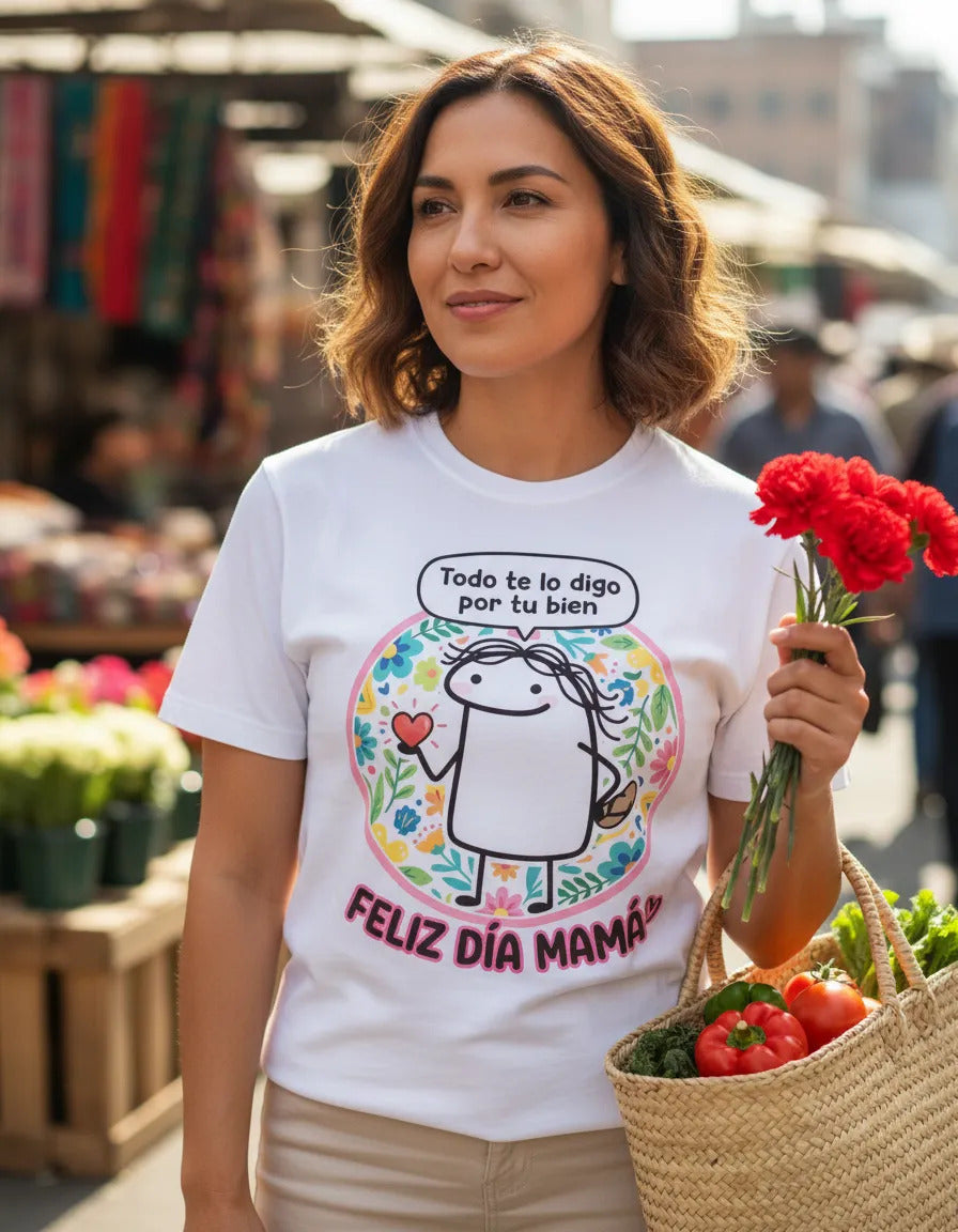 Playera Mama Estilo Flork 10 De Mayo Regalo Calidad Premium