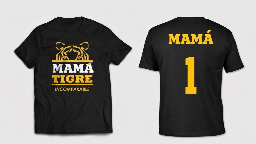 Playera Mama Tigre Incomparable Estampado Calidad Premium