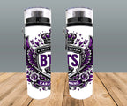 Botella Deportiva Bts Army Kpop Cilindro Premium