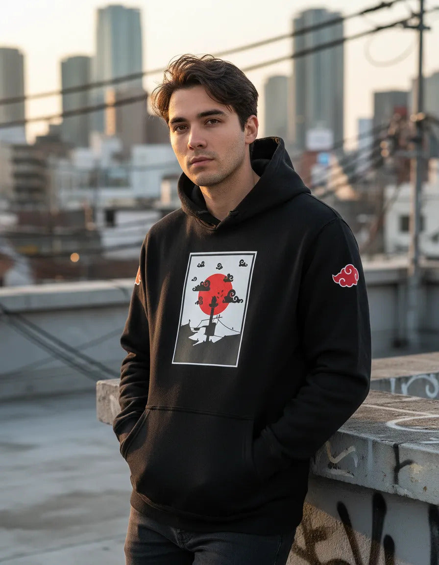 Sudadera Itachi Uchiha Akatsuki Anime Naruto