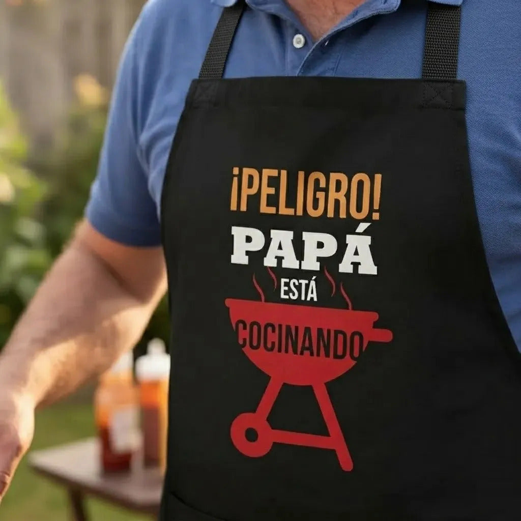 Mandil Para Papá Regalo Día Del Padre Parrillero Divertido