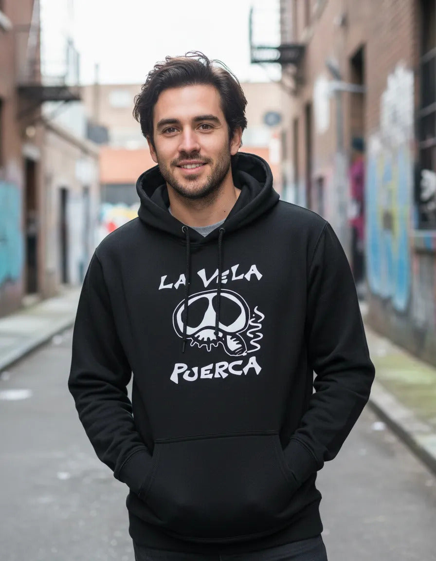 La Vela Puerca Sudadera Hoodie Rock Alternativo Ska Punk