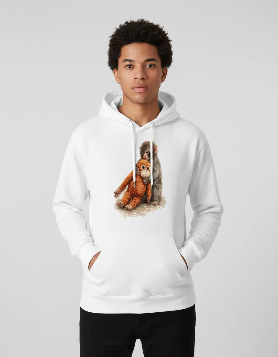 Sudadera Punch Mono Viral Estilo Abrazo Kawai Hoodie Premium
