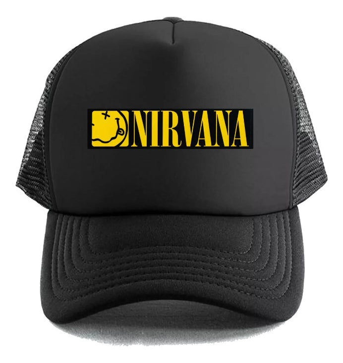 Nirvana Grunge Rock Alternativo Gorra Trucker