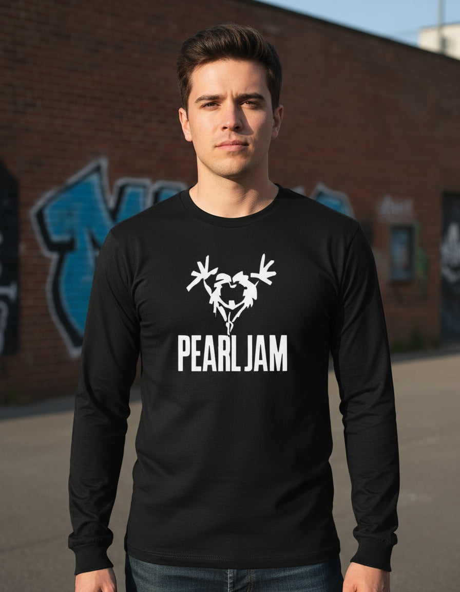 Pearl Jam Playera Personalizada Manga Larga Hard Rock