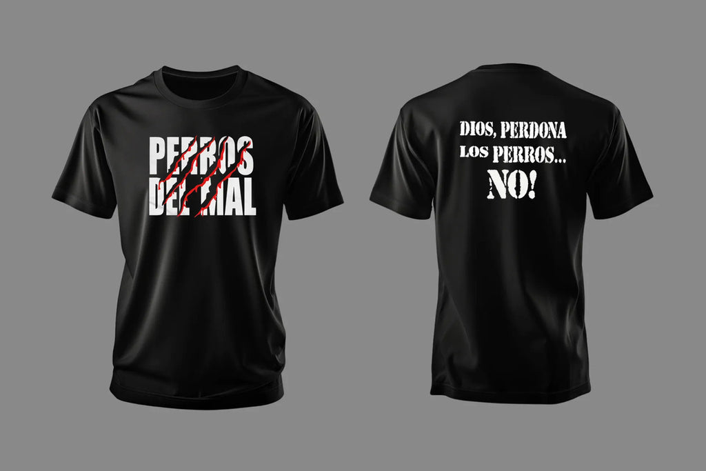 Playera Dios Perdona Lucha Libre Perros Mal Hombre Rudo