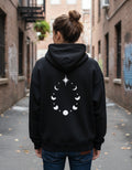 Chimue Fase Lunar Estrellas Sudadera Hoodie Aesthetic