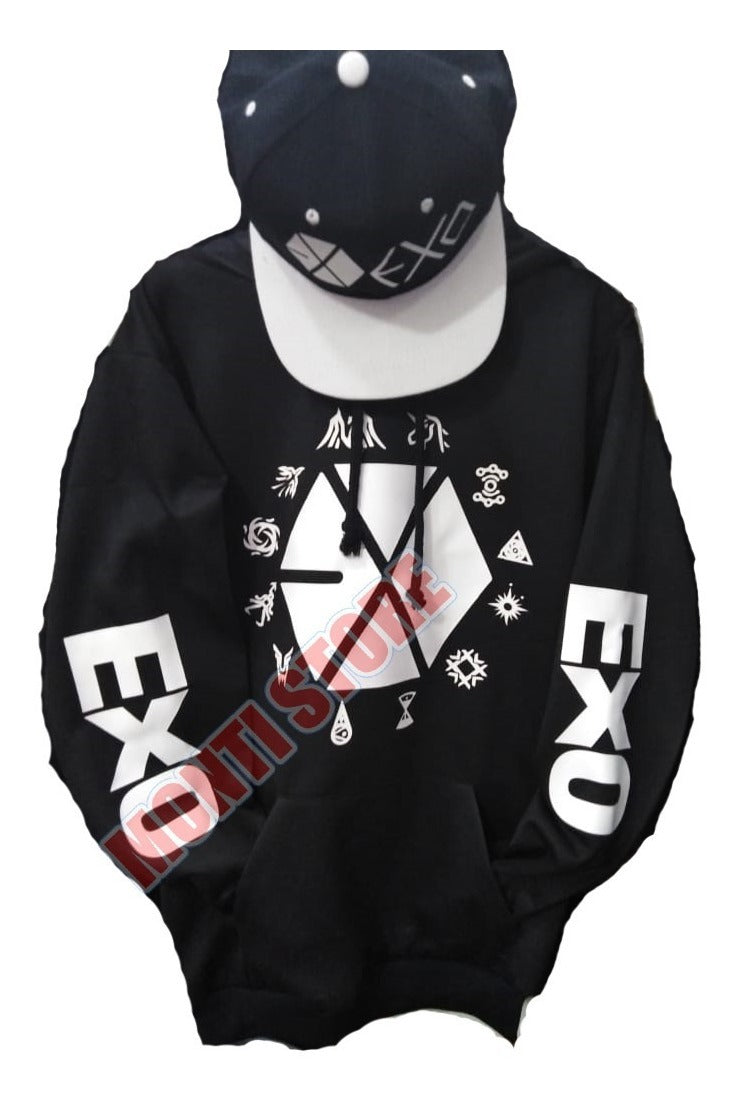 Sudadera Kpop Exo Planet + Gorra Gratis !!!