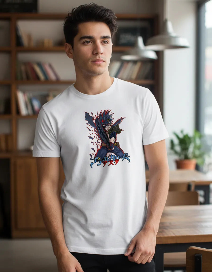 Transformación Demoníaca De Asta Playera Anime Black Clover