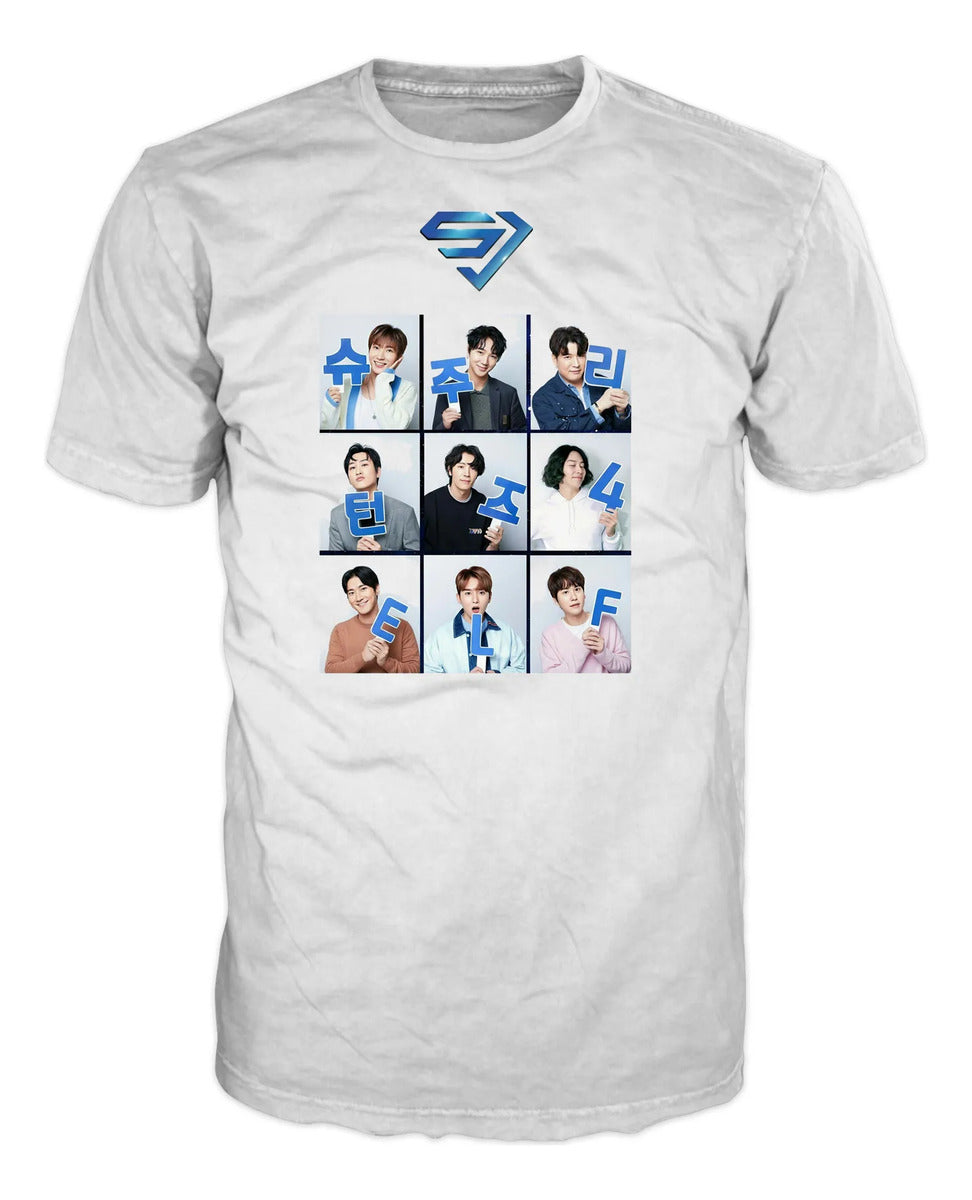 Playera Super Junior Estilo Kpop Tacto Algodon Suave Premium