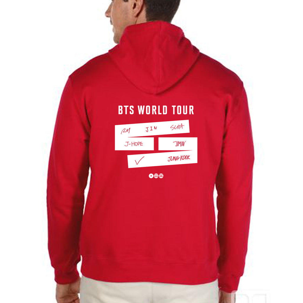Bts World Tour Sudadera Hoodie Kpop